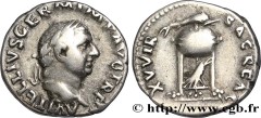 VITELLIUS Type : Denier  Date : mai - juillet  Date : 69  Mint name / Town : Rome  Metal : silver  Millesimal fineness : 900  ‰ Diameter : 18  mm Orientation dies : 6  h. Weight : 3,34  g. Rarity : R1