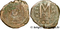 JUSTINIEN Ier (1/08/527-14/11/565) Follis 562-563 N° bby_209021 Date : 562-563 Nom de l'atelier : Constantinople Métal : cuivre Diamètre : 36,5mm Axe des coins : 7h. Poids : 17,31g. Degré de rareté : 