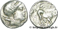 MASSALIA - MARSEILLE (IIIe - Ier siècles avant J.-C.) “Drachme légère” ou tétrobole, groupe I 220-200 AC. N° bga_159438 Date : 220-200 AC. Métal : argent Diamètre : 15mm Axe des coins : 5h. Poids : 2,