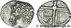 MASSALIA - MARSEILLE (474-410 avant J.-C.) Obole MA, tête à gauche c. 121-82 AC. N° bga_162442 Date : c. 121-82 AC. Métal : argent Diamètre : 8mm Axe des coins : 6h. Poids : 0,57g. Etat de conservatio