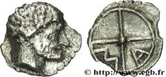MASSALIA - MARSEILLE (474-410 avant J.-C.) Obole MA, tête à droite c. 350-220 AC. N° bga_162599 Date : c. 350-220 AC. Métal : argent Diamètre : 9,9mm Axe des coins : 7h. Poids : 0,57g. Degré de rareté