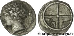 MASSALIA - MARSEILLE (474-410 avant J.-C.) Obole MA, tête à gauche c. 121-82 AC. N° bga_164175 Date : c. 121-82 AC. Métal : argent Diamètre : 10,5mm Axe des coins : 12h. Poids : 0,66g. Etat de conserv