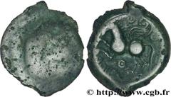 SUESSIONS (région de Soissons) (IIe - Ier siècles avant J.-C.) Bronze CRICIRV c. 50-40 AC. N° bga_165027 Date : c. 50-40 AC. Métal : bronze Diamètre : 19mm Poids : 2,73g. Degré de rareté : R3   Etat d