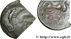 CORIOSOLITES (Région de Corseul, Cotes d'Armor) (IIe - Ier siècles avant J.-C.) Statère de billon, classe III (cisaillé) c. 80-50 AC. N° bga_171883 Date : c. 80-50 AC. Métal : billon Diamètre : 19mm A
