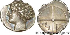 MASSALIA - MARSEILLE (474-410 avant J.-C.) Obole MA, tête à gauche c. 121-82 AC. N° bga_178550 Date : c. 121-82 AC. Métal : argent Diamètre : 11mm Axe des coins : 2h. Poids : 0,61g. Etat de conservati