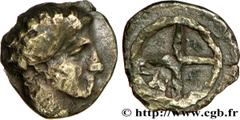 MASSALIA - MARSEILLE (Ve - Ier siècles avant J.-C.) Litra à l'ethnique et au M, stylisée c. 400-380 AC. N° bga_205956 Date : c. 400-380 AC. Métal : argent Diamètre : 9,5mm Axe des coins : 8h. Poids : 