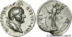 VESPASIEN (1/07/69-24/06/79) Titus Flavius Sabinus Vespasianus Denier 77 N° brm_079658 Date : 77 Nom de l'atelier : Rome Métal : argent Diamètre : 17mm Axe des coins : 6h. Poids : 3,51g. Degré de rare