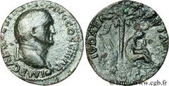 VESPASIEN (1/07/69-24/06/79) Titus Flavius Sabinus Vespasianus As 77-78 N° brm_079676 Date : 77-78 Nom de l'atelier : Lyon Métal : bronze Axe des coins : 7h. Poids : 10,37g. Degré de rareté : R3 Etat 