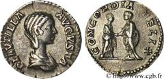 PLAUTILLE (+211) Publia Fulvia Plautilla Augusta (202-205) Denier 202 N° brm_079995 Date : 202 Nom de l'atelier : Rome Métal : argent Diamètre : 17,5mm Axe des coins : 6h. Poids : 3,38g. Degré de rare