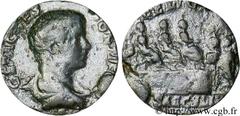 GETA (06/198-26/02/212) Lucius puis Publius Septimius Geta César (06/198-fin209) As 205 N° brm_080031 Date : 205 Nom de l'atelier : Rome Métal : cuivre Diamètre : 22,00mm Axe des coins : 12h. Poids : 
