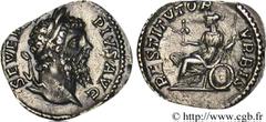SEPTIME SEVERE (13/04/193-4/02/211) Lucius Septimius Severus Denier 207 N° brm_080046 Date : 207 Nom de l'atelier : Rome Métal : argent Diamètre : 16,5mm Axe des coins : 12h. Poids : 3,34g.   Etat de 