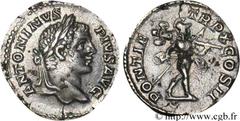 CARACALLA (27/05/196-8/04/217) Marcus Aurelius Antoninus Co-empereur avec Septime Sévère (04/198-209) Denier 207 N° brm_080050 Date : 207 Nom de l'atelier : Rome Métal : argent Diamètre : 19,50mm Axe 
