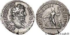 SEPTIME SEVERE (13/04/193-4/02/211) Lucius Septimius Severus Denier 210 N° brm_080089 Date : 210 Nom de l'atelier : Rome Métal : argent Diamètre : 20,00mm Axe des coins : 12h. Poids : 3,06g. Degré de 
