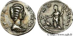 JULIA DOMNA (+217) Julia Domna Augusta (194-217) Denier 196-202 N° brm_080125 Date : 196-202 Nom de l'atelier : Laodicée Métal : argent Diamètre : 19,00mm Axe des coins : 6h. Poids : 3,84g. Degré de r