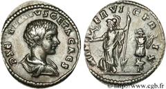 GETA (06/198-26/02/212) Lucius puis Publius Septimius Geta César (06/198-fin209) Denier 202 N° brm_080155 Date : 202 Nom de l'atelier : Laodicée Métal : argent Diamètre : 20mm Axe des coins : 6h. Poid