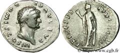 DOMITIEN (12/69-18/09/96) Titus Flavius Domitianus César sous Vespasien (12/69-24/06/79) Denier 74 N° brm_080181 Date : 74 Nom de l'atelier : Rome Métal : argent Diamètre : 18mm Axe des coins : 6h. Po