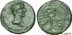 DOMITIEN (12/69-18/09/96) Titus Flavius Domitianus Auguste (13/09/81-18/09/96) Quadrans N.D. N° brm_080631 Date : N.D. Nom de l'atelier : Rome Métal : cuivre Diamètre : 15mm Axe des coins : 6h. Poids 