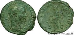 ALEXANDRE SEVERE (10/05/221-22/03/235) Marcus Aurelius Severus Alexander Auguste (13/03/222-22/02/235) As 227 N° brm_081690 Date : 227 Nom de l'atelier : Rome Métal : bronze Diamètre : 25mm Axe des co