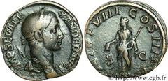 ALEXANDRE SEVERE (10/05/221-22/03/235) Marcus Aurelius Severus Alexander Auguste (13/03/222-22/02/235) Sesterce 229 N° brm_081703 Date : 229 Nom de l'atelier : Rome Métal : bronze Diamètre : 29mm Axe 