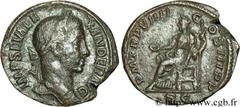 ALEXANDRE SEVERE (10/05/221-22/03/235) Marcus Aurelius Severus Alexander Auguste (13/03/222-22/02/235) As 230 N° brm_081706 Date : 230 Nom de l'atelier : Rome Métal : bronze Diamètre : 24x26mm Axe des