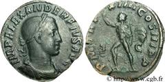 ALEXANDRE SEVERE (10/05/221-22/03/235) Marcus Aurelius Severus Alexander Auguste (13/03/222-22/02/235) Sesterce 235 N° brm_081766 Date : 235 Nom de l'atelier : Rome Métal : cuivre Diamètre : 30mm Axe 
