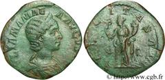 JULIA MAMEE (+235) Julia Mamaea Fille de Julia Mوsa, mère d'Alexandre Sévère - Augusta (221-235) Sesterce 228 N° brm_081837 Date : 228 Nom de l'atelier : Rome Métal : bronze Diamètre : 30mm Axe des co