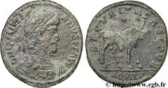 JULIEN II LE PHILOSOPHE (6/11/355-26/06/363) Flavius Claudius Julianus Auguste (02/360-26/06/363) Double maiorina, (GB, ئ 1) 363 N° brm_081906 Date : 363 Nom de l'atelier : Aquilée Métal : cuivre Diam