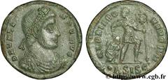 VALENS (28/03/364-9/08/378) Flavius Valens Nummus, (PB, ئ 3) 364 N° brm_092637 Date : 364 Nom de l'atelier : Siscia Métal : cuivre Diamètre : 18,5mm Axe des coins : 6h. Poids : 2,52g.   Etat de conser