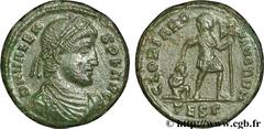 VALENS (28/03/364-9/08/378) Flavius Valens Nummus, (PB, ئ 3) 364 N° brm_092638 Date : 364 Nom de l'atelier : Thessalonique Métal : cuivre Diamètre : 18,5mm Axe des coins : 11h. Poids : 2,80g.   Etat d