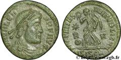 VALENS (28/03/364-9/08/378) Flavius Valens Nummus, (PB, ئ 3) 369 N° brm_092647 Date : 369 Nom de l'atelier : Siscia Métal : cuivre Diamètre : 18mm Axe des coins : 12h. Poids : 2,29g. Etat de conservat