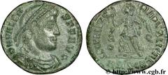 VALENS (28/03/364-9/08/378) Flavius Valens Nummus, (PB, ئ 3) 370 N° brm_092649 Date : 370 Nom de l'atelier : Siscia Métal : cuivre Diamètre : 17mm Axe des coins : 6h. Poids : 2,44g.   Etat de conserva
