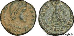 VALENS (28/03/364-9/08/378) Flavius Valens Nummus, (PB, ئ 3) 367-375 N° brm_092653 Date : 367-375 Nom de l'atelier : Antioche Métal : cuivre Diamètre : 16,5mm Axe des coins : 12h. Poids : 2,95g. Etat 