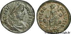 GRATIEN (24/08/367-25/08/383) Flavius Gratianus Nummus, (PB, ئ 3) 379-383 N° brm_092713 Date : 379-383 Nom de l'atelier : Antioche Métal : cuivre Diamètre : 17,5mm Axe des coins : 12h. Poids : 2,13g. 