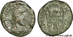 MAGNUS MAXIMUS (25/08/383-28/08/388) Magnus Maximus Nummus, (PBQ, ئ 4) 383-388 N° brm_092742 Date : 383-388 Nom de l'atelier : Arles Métal : cuivre Diamètre : 14mm Axe des coins : 12h. Poids : 1,34g. 