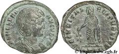 HELENE (+328) Flavia Julia Helena femme de Constance Ier, mère de Constantin Ier - Augusta (324-328) Centenionalis ou nummus 326-328 N° brm_095643 Date : 326-328 Nom de l'atelier : Thessalonique Métal