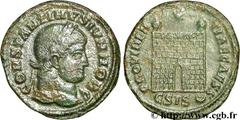 CONSTANTIN II (1/03/317-04/340) Flavius Claudius Julius Constantinus César (1/03/317-9/09/337) Centenionalis ou nummus 328-329 N° brm_095655 Date : 328-329 Nom de l'atelier : Siscia Métal : cuivre Dia