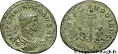 PROBUS (06-07/276-09/282) Marcus Aurelius Probus Aurelianus 277 N° brm_096802 Date : 277 Nom de l'atelier : Siscia Métal : billon Diamètre : 21,5mm Axe des coins : 12h. Poids : 3,21g. Degré de rareté 
