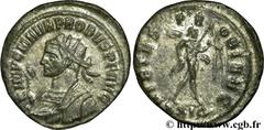 PROBUS (06-07/276-09/282) Marcus Aurelius Probus Aurelianus 277 N° brm_096805 Date : 277 Nom de l'atelier : Siscia Métal : billon Diamètre : 23mm Axe des coins : 12h. Poids : 4,11g.   Etat de conserva