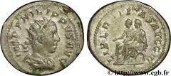 PHILIPPE II (05/244-09/249) Marcus Julius Philippus Auguste (04/247-09/249) Antoninien 249 N° brm_097251 Date : 249 Nom de l'atelier : Rome Métal : billon Diamètre : 22mm Axe des coins : 12h. Poids : 