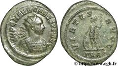 CARUS (09/282-07/283) Marcus Aurelius Carus Aurelianus 283 N° brm_097312 Date : 283 Nom de l'atelier : Rome Métal : billon Diamètre : 24mm Axe des coins : 6h. Poids : 3,57g. Etat de conservation : TTB