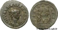 AURELIEN (07/270-09/275) Lucius Domitius Aurelianus Antoninien été 271 N° brm_106502 Date : été 271 Nom de l'atelier : Milan Métal : billon Diamètre : 22,00mm Axe des coins : 6h. Poids : 2,60g. Degré 