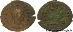 AURELIEN (07/270-09/275) Lucius Domitius Aurelianus Antoninien été 271 N° brm_106517 Date : été 271 Nom de l'atelier : Milan Métal : billon Diamètre : 24,00mm Axe des coins : 1h. Poids : 2,96g.   Etat