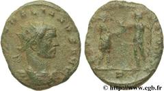 AURELIEN (07/270-09/275) Lucius Domitius Aurelianus Antoninien automne 271 - automne 272 N° brm_106535 Date : automne 271 - automne 272 Nom de l'atelier : Milan Métal : billon Diamètre : 18,00mm Axe d