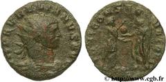 AURELIEN (07/270-09/275) Lucius Domitius Aurelianus Antoninien automne 271 - automne 272 N° brm_106536 Date : automne 271 - automne 272 Nom de l'atelier : Milan Métal : billon Diamètre : 20,00mm Axe d