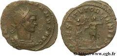 AURELIEN (07/270-09/275) Lucius Domitius Aurelianus Antoninien automne 271 - automne 272 N° brm_106540 Date : automne 271 - automne 272 Nom de l'atelier : Milan Métal : billon Diamètre : 22,00mm Axe d