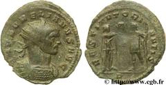 AURELIEN (07/270-09/275) Lucius Domitius Aurelianus Antoninien automne 271 - automne 272 N° brm_106541 Date : automne 271 - automne 272 Nom de l'atelier : Milan Métal : billon Diamètre : 22,00mm Axe d