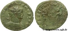 AURELIEN (07/270-09/275) Lucius Domitius Aurelianus Antoninien automne 271 - automne 272 N° brm_106544 Date : automne 271 - automne 272 Nom de l'atelier : Milan Métal : billon Diamètre : 22,00mm Axe d
