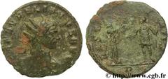 AURELIEN (07/270-09/275) Lucius Domitius Aurelianus Antoninien automne 271 - automne 272 N° brm_106546 Date : automne 271 - automne 272 Nom de l'atelier : Milan Métal : billon Diamètre : 21,00mm Axe d