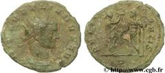 AURELIEN (07/270-09/275) Lucius Domitius Aurelianus Antoninien automne 271 - automne 272 N° brm_106547 Date : automne 271 - automne 272 Nom de l'atelier : Milan Métal : billon Diamètre : 21,00mm Axe d