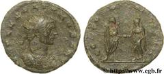 AURELIEN (07/270-09/275) Lucius Domitius Aurelianus Antoninien automne 271 - automne 272 N° brm_106557 Date : automne 271 - automne 272 Nom de l'atelier : Milan Métal : billon Diamètre : 20,00mm Axe d